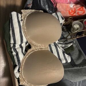 Victoria's Secret Beige Lace Bra